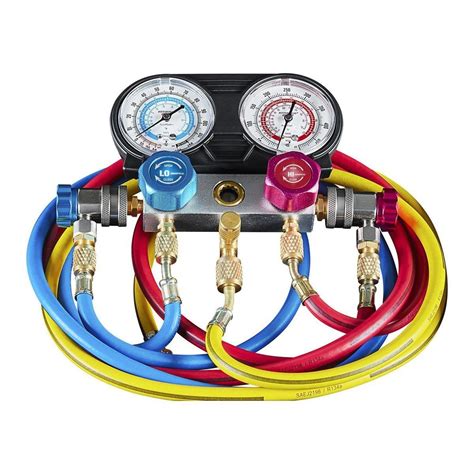 pressure gauge ac|Mastering The R134A: How To Use An Ac Manifold。